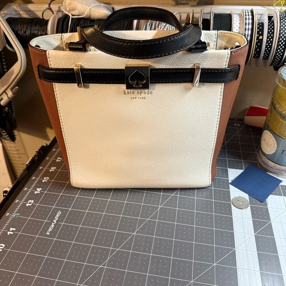 Kate Spade Black, Brown, and Cream Handbag - Picture 12 of 16